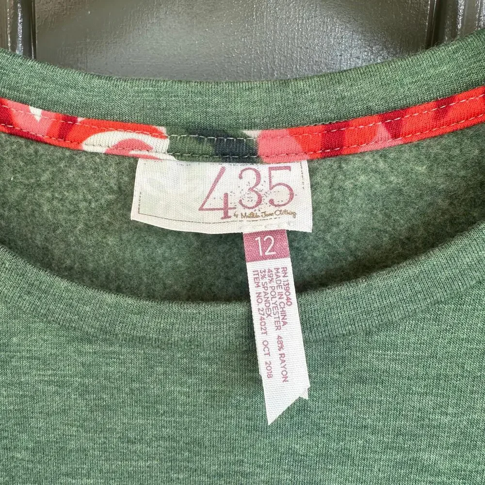 Matilda‎ Jane Green Ruffle-Sleeve Seeds of Creativity Tunic 12